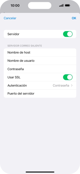 Pulsa el indicador junto a 