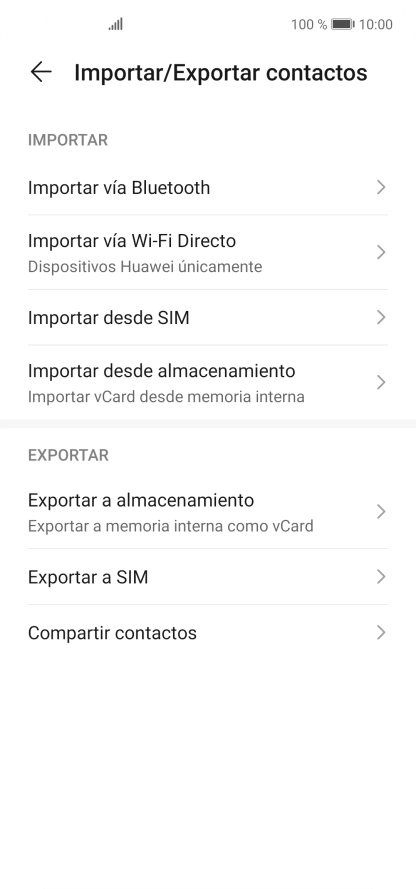 Pulsa Importar desde SIM.