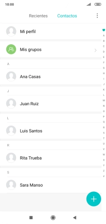 Pulsa el icono de menú.