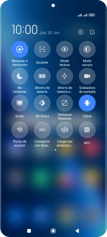 Pulsa Ahorro de batería para activar la función.