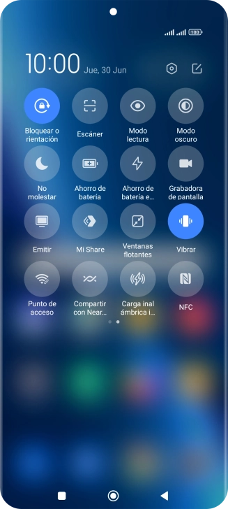 Pulsa Ahorro de batería para activar la función.