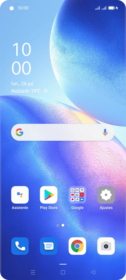 Cuando el icono de carga de batería aparece en la pantalla, el teléfono se está cargando.