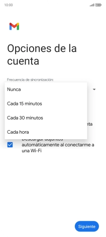 Pulsa el ajuste deseado.