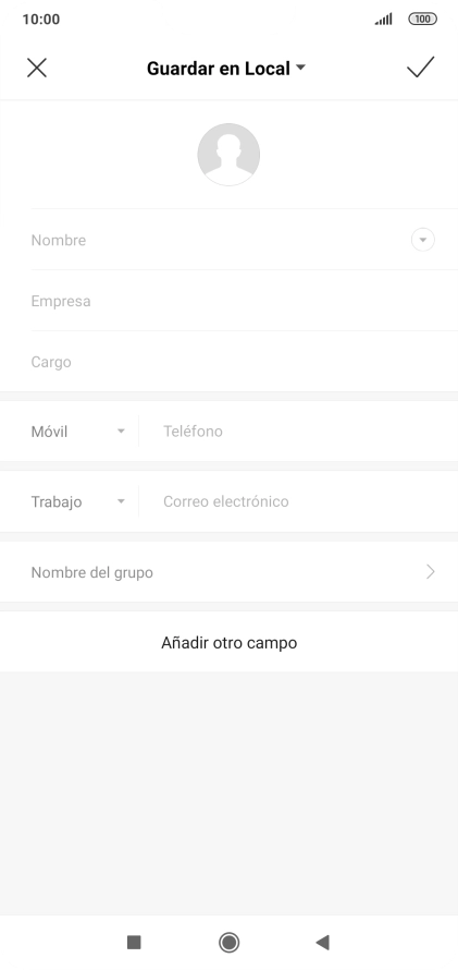 Pulsa la lista desplegable de la guía.