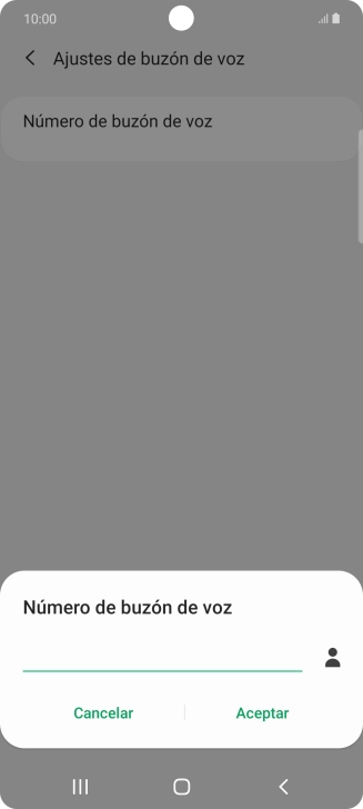 Introduce 22177 y pulsa Aceptar.