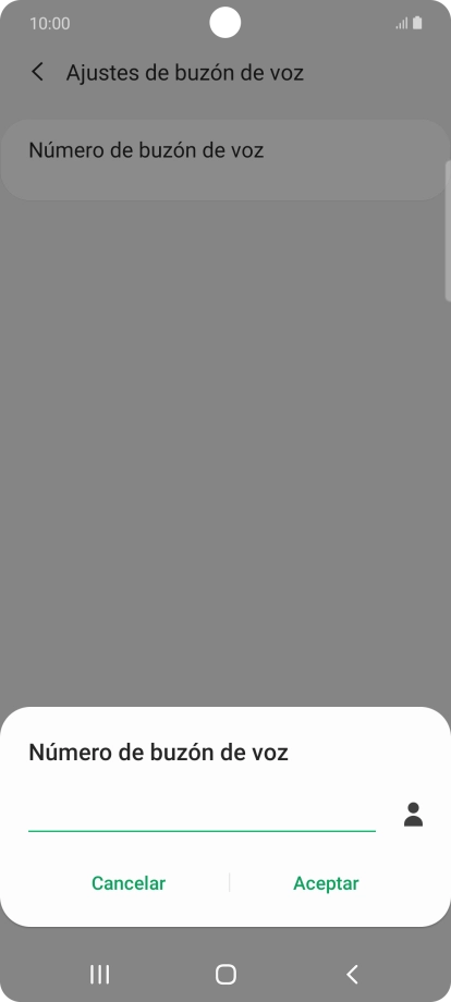 Introduce 22177 y pulsa Aceptar.