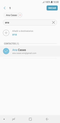 Pulsa INICIAR.
