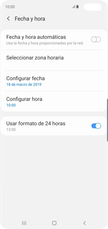 Pulsa el indicador junto a 