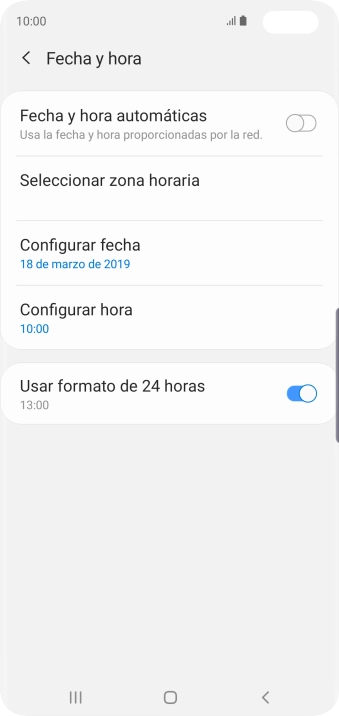 Pulsa el indicador junto a 