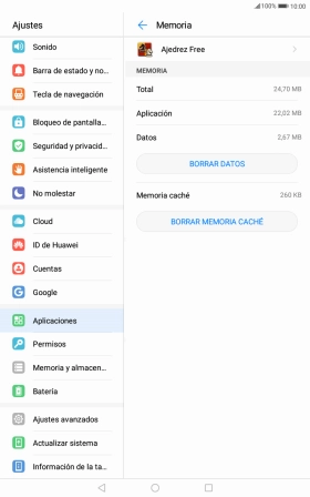 Pulsa BORRAR MEMORIA CACHÉ.