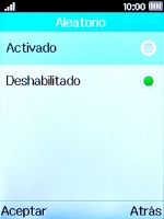 Selecciona Activado para activar la función.