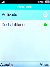 Selecciona Activado para activar la función.