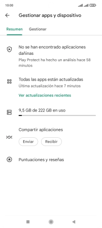 Pulsa Gestionar.