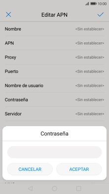 Introduce wap125 y pulsa ACEPTAR.
