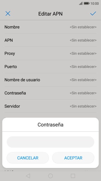 Introduce wap125 y pulsa ACEPTAR.