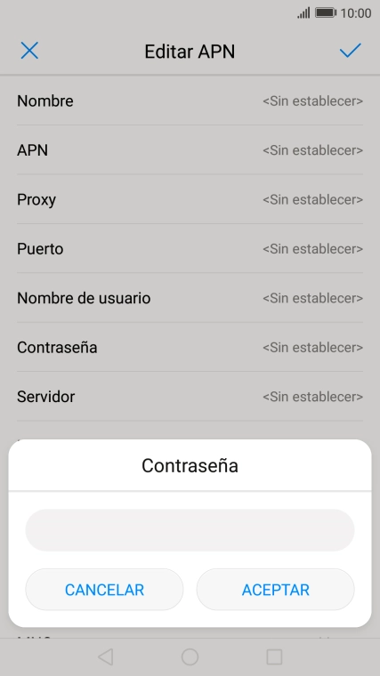 Introduce wap125 y pulsa ACEPTAR.