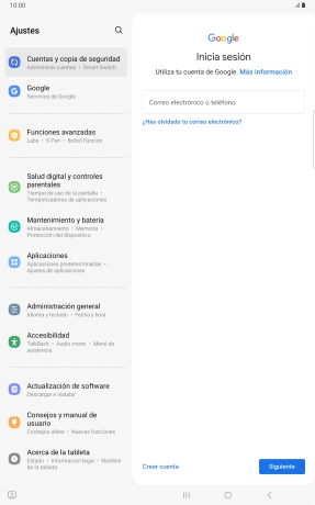 Si no tienes una cuenta de Google, pulsa Crear cuenta y sigue las indicaciones de la pantalla para ver cómo crear una cuenta nueva.