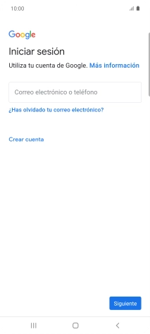 Si no tienes una cuenta de Google, pulsa Crear cuenta y sigue las indicaciones de la pantalla para ver cómo crear una cuenta nueva.