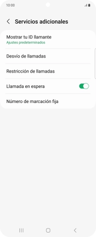 Pulsa Desvío de llamadas.