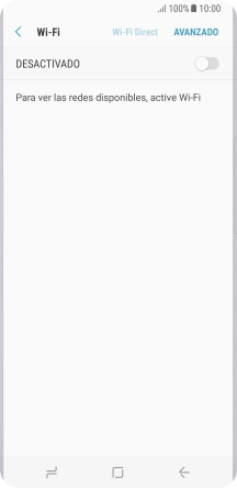 Pulsa el indicador para activar la función.