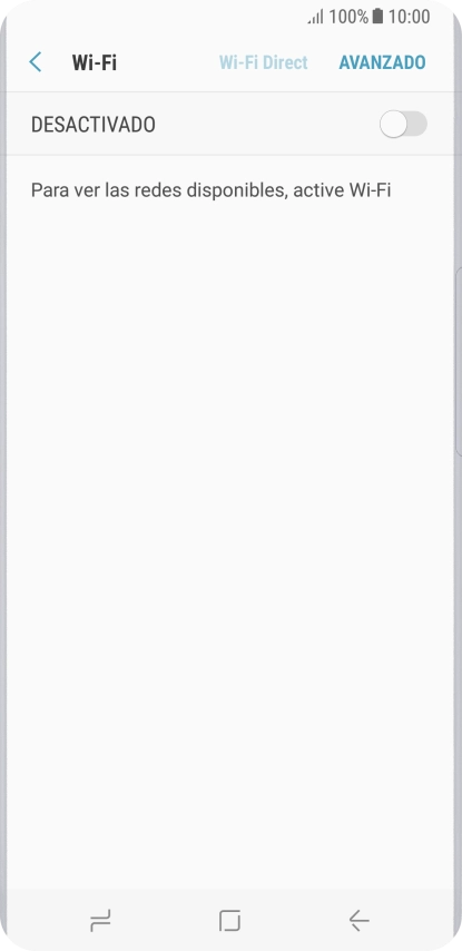 Pulsa el indicador para activar la función.