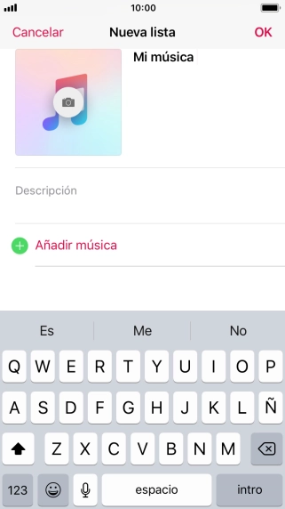 Pulsa Añadir música.
