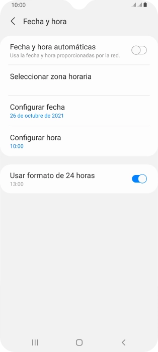 Pulsa el indicador junto a 