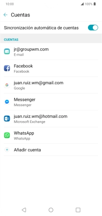 Pulsa el indicador junto a 