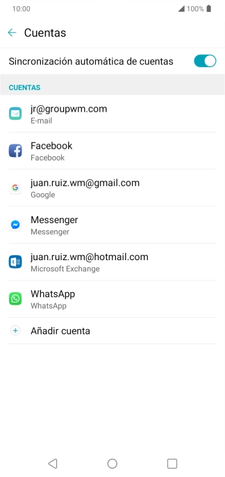 Pulsa el indicador junto a 