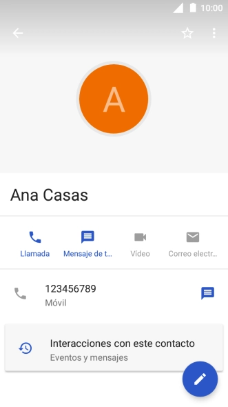 Pulsa la tecla de inicio para terminar y regresar a la pantalla de inicio.