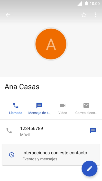 Pulsa la tecla de inicio para terminar y regresar a la pantalla de inicio.