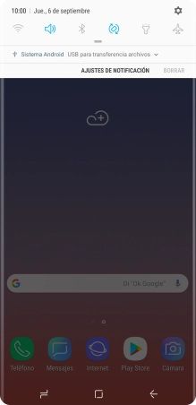 Pulsa el icono de conexiones.