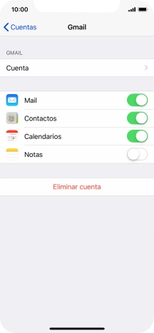 Desliza el dedo hacia arriba desde la parte inferior de la pantalla para terminar y volver a la pantalla de inicio.