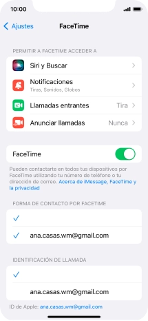 Pulsa el indicador junto a 