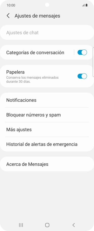 Pulsa Más ajustes.