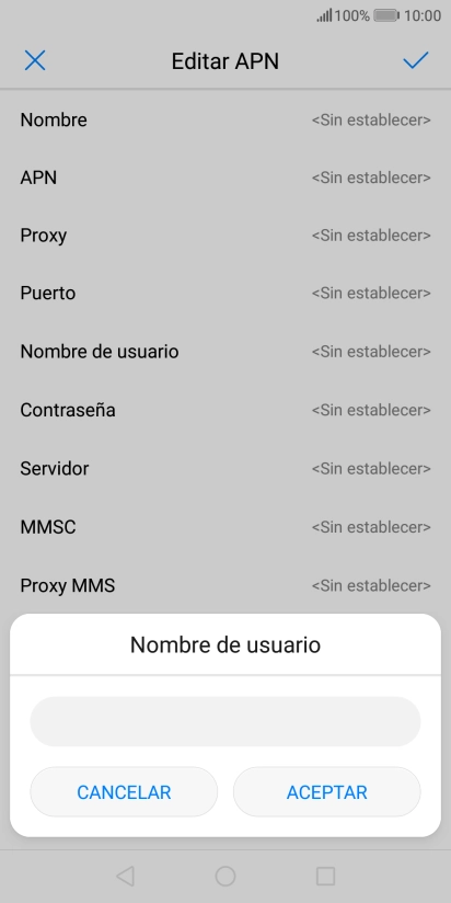 Introduce wap@wap y pulsa ACEPTAR.