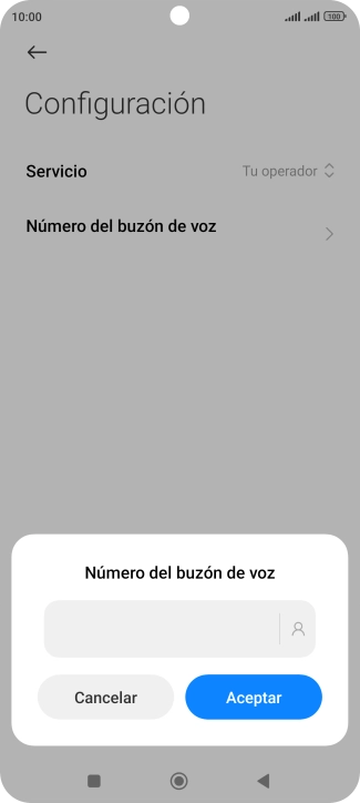 Introduce 22177 y pulsa Aceptar.