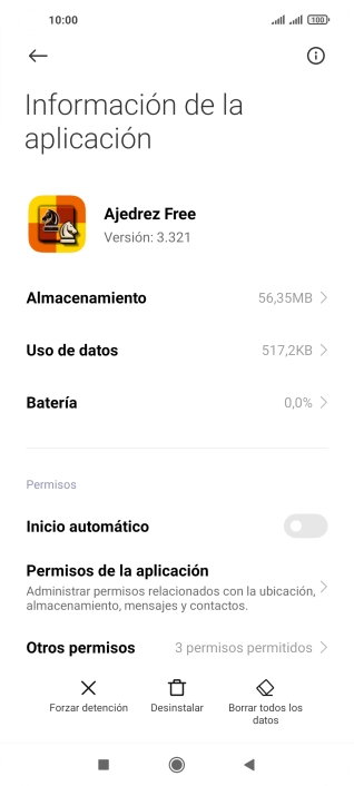 Pulsa la tecla de inicio para terminar y regresar a la pantalla de inicio.