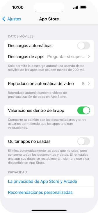 Pulsa el indicador junto a 