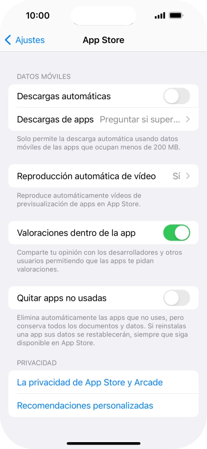 Pulsa el indicador junto a 
