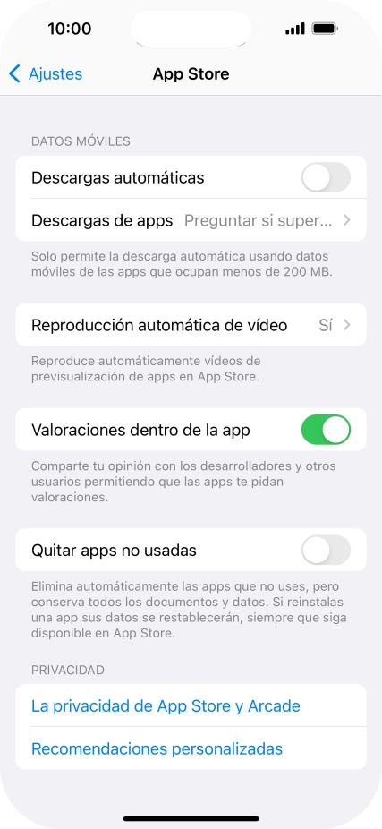 Pulsa el indicador junto a 