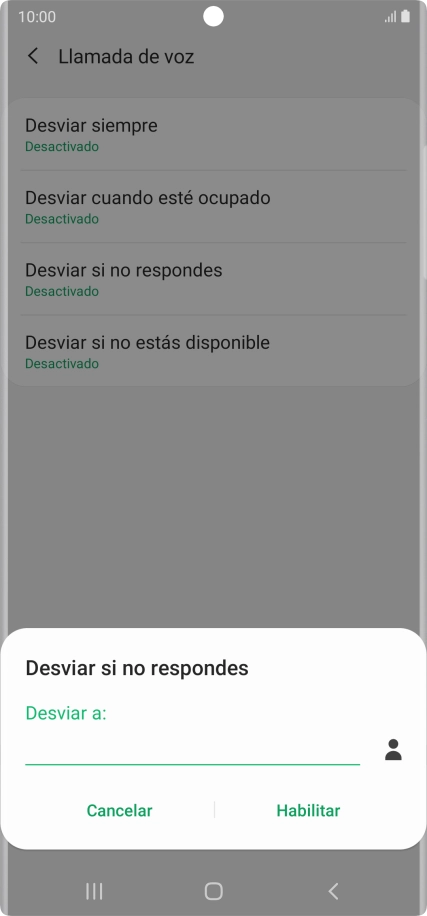 Introduce +34600132000 y pulsa Habilitar.