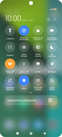 Pulsa la tecla de inicio para terminar y regresar a la pantalla de inicio.