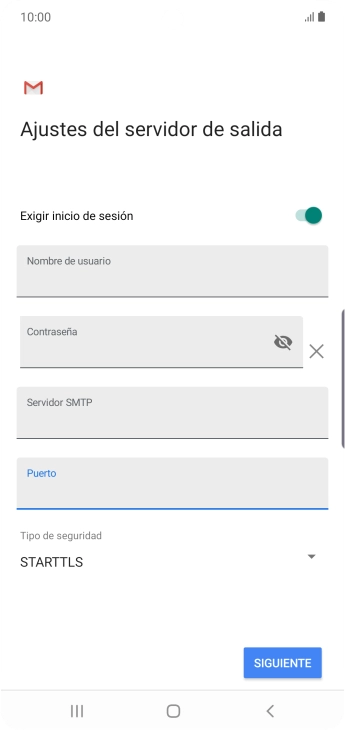 Pulsa el indicador junto a 