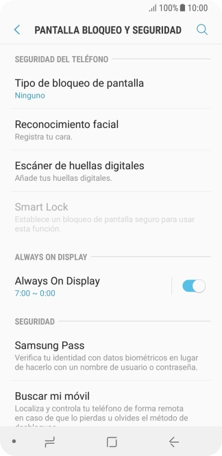 Pulsa la tecla de inicio para terminar y regresar a la pantalla de inicio.