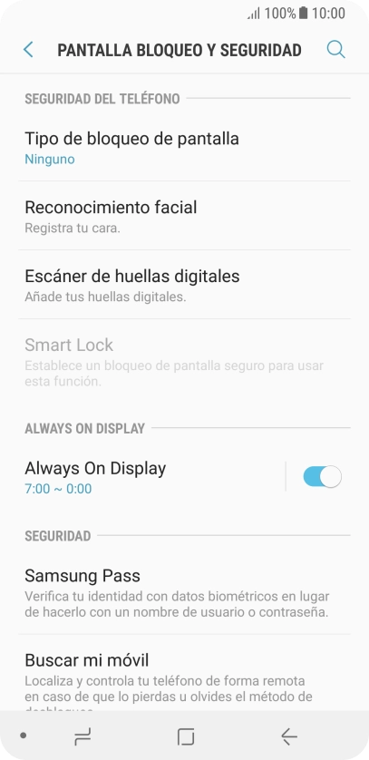 Pulsa la tecla de inicio para terminar y regresar a la pantalla de inicio.