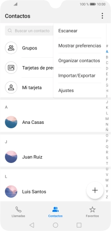 Pulsa Importar/Exportar.