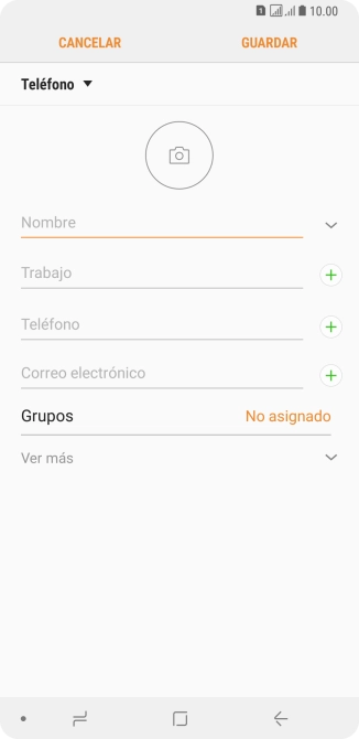 Pulsa la lista desplegable de la guía.