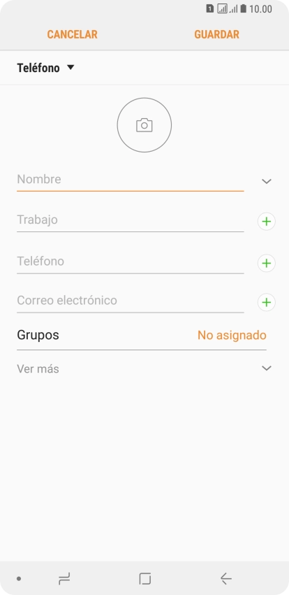 Pulsa la lista desplegable de la guía.