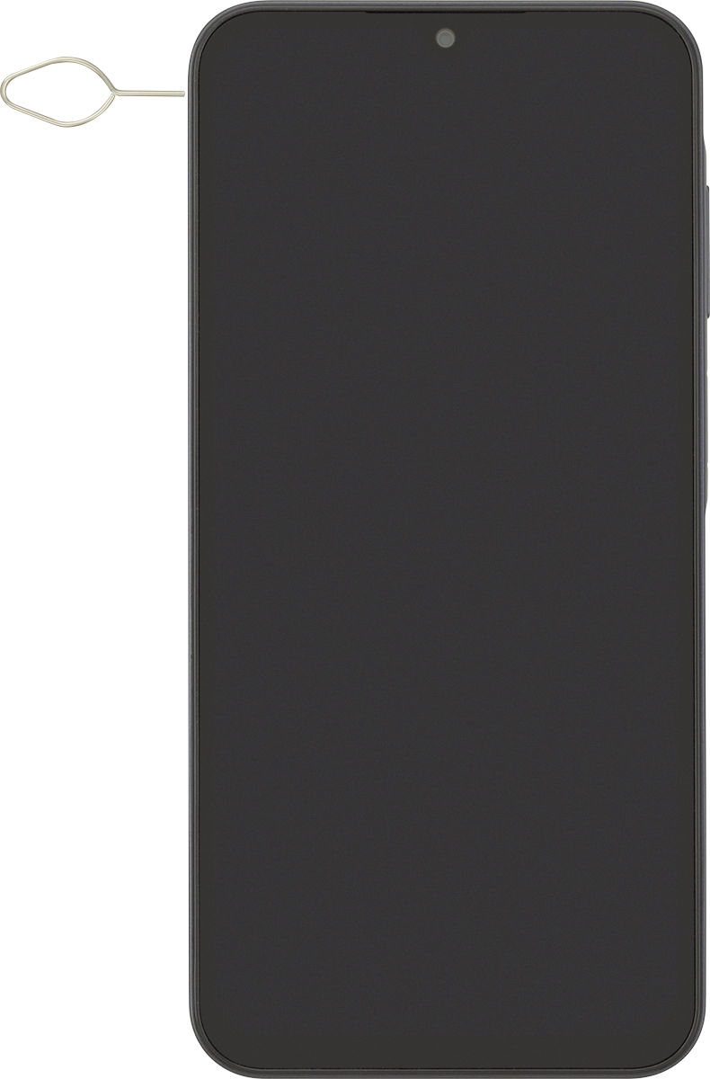 Busca la herramienta de apertura del contenedor de tarjetas.